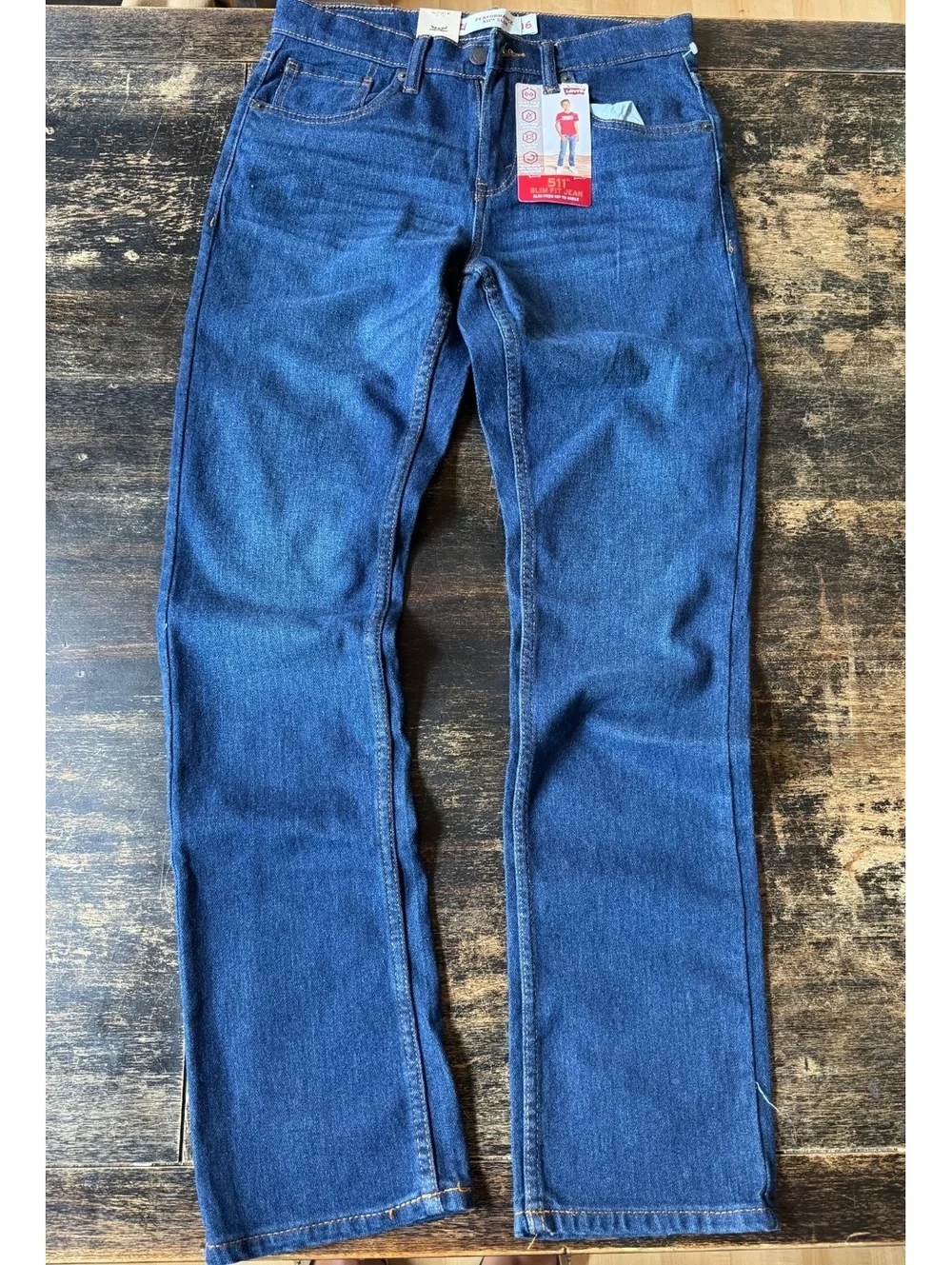 Boys Youth Cotton denim jeans, Levi's 511 Slim Fit(0151)